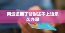 网贷逾期了暂时还不上怎么办,网贷逾期无力偿还？紧急应对指南