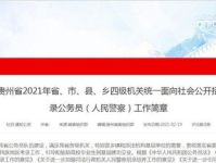 贵州省公务员考试简章,全面解读招录流程与报考条件